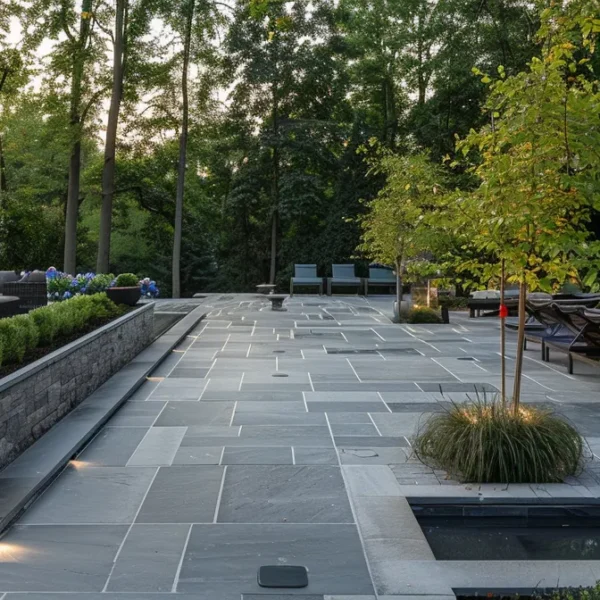 How Selecting Antique Polished Belgian Bluestone Transforms Outdoor Spaces